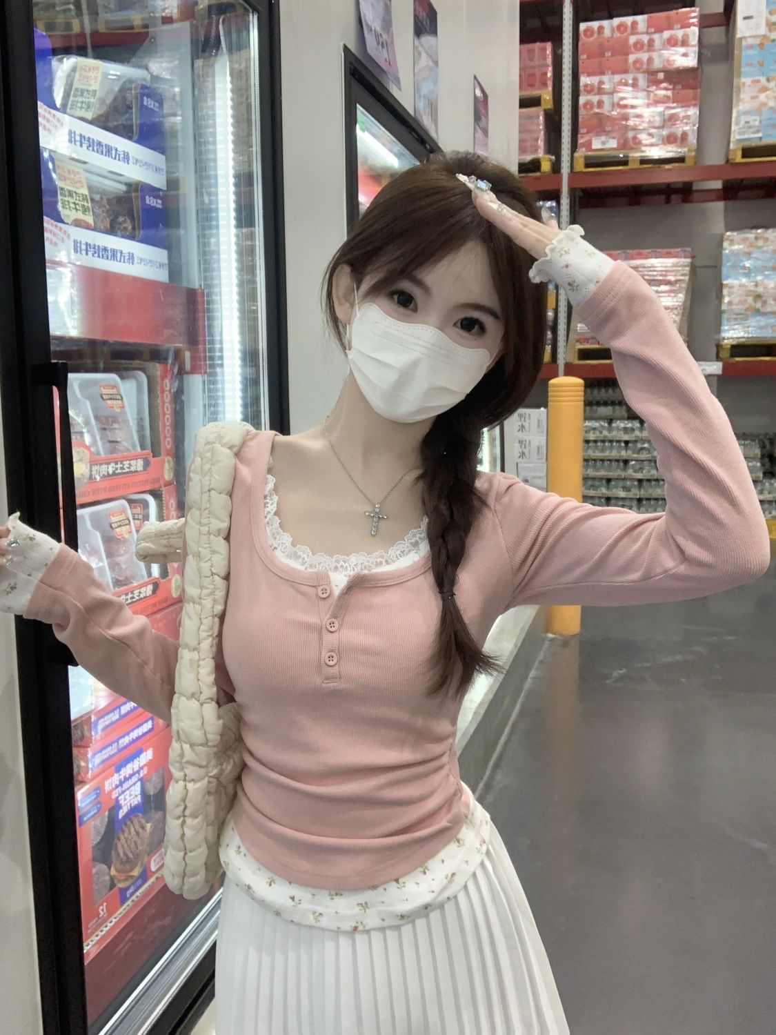 Undershirt Crew Neck - 2026 Kaos Wanita Lengan Panjang Kerah