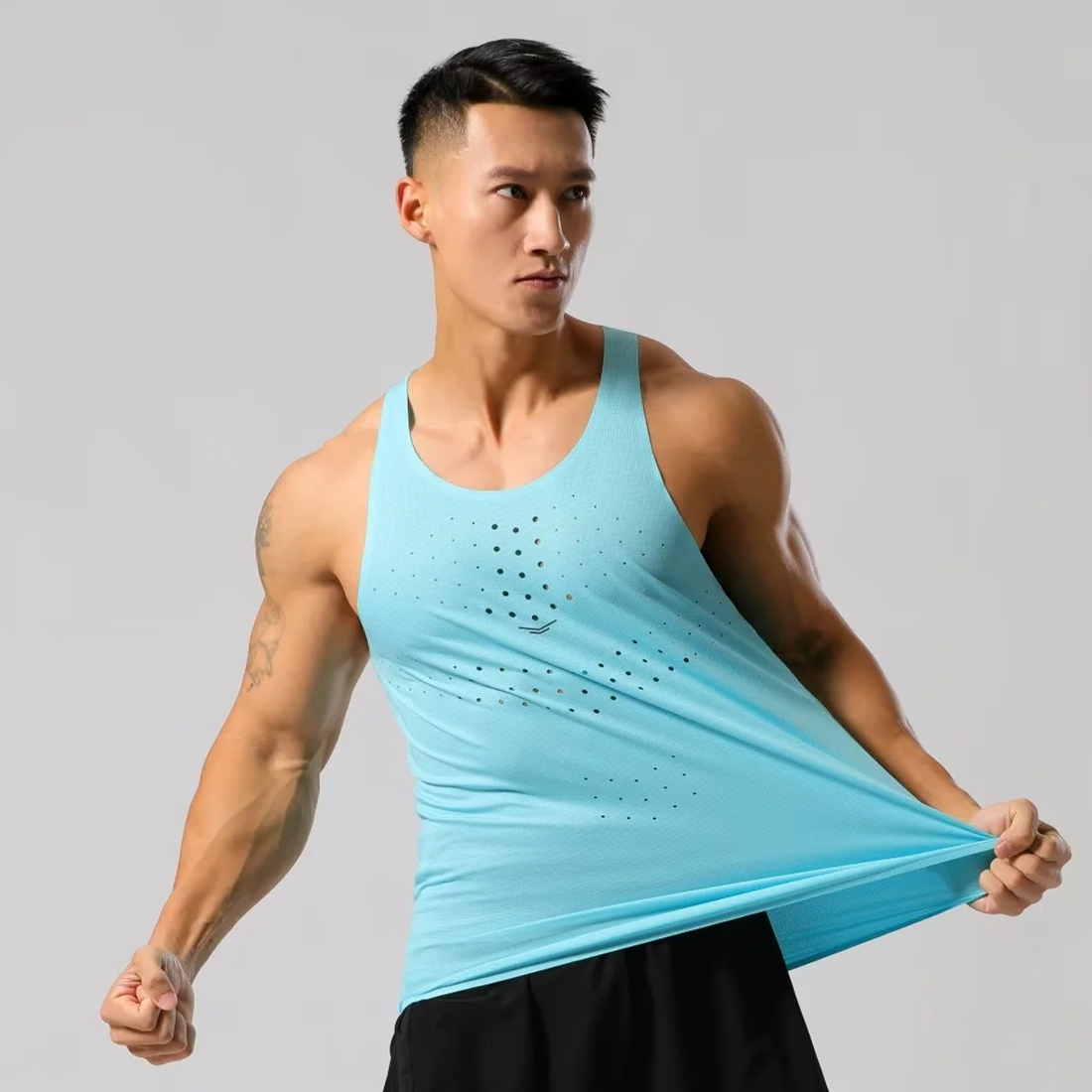 Sleeveless Undershirt - Rompi Lari Ringan Pria, Atasan untuk