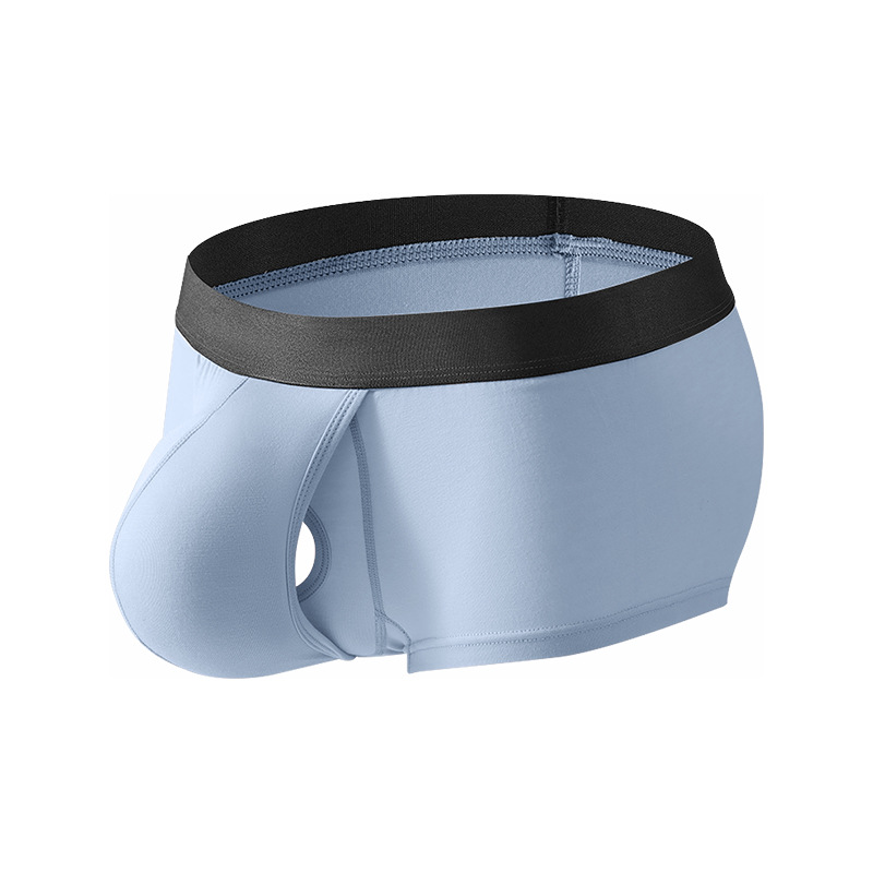 Bamboo Fiber Trunk - Celana Boxer Serat Bambu Pria, Bernapas,