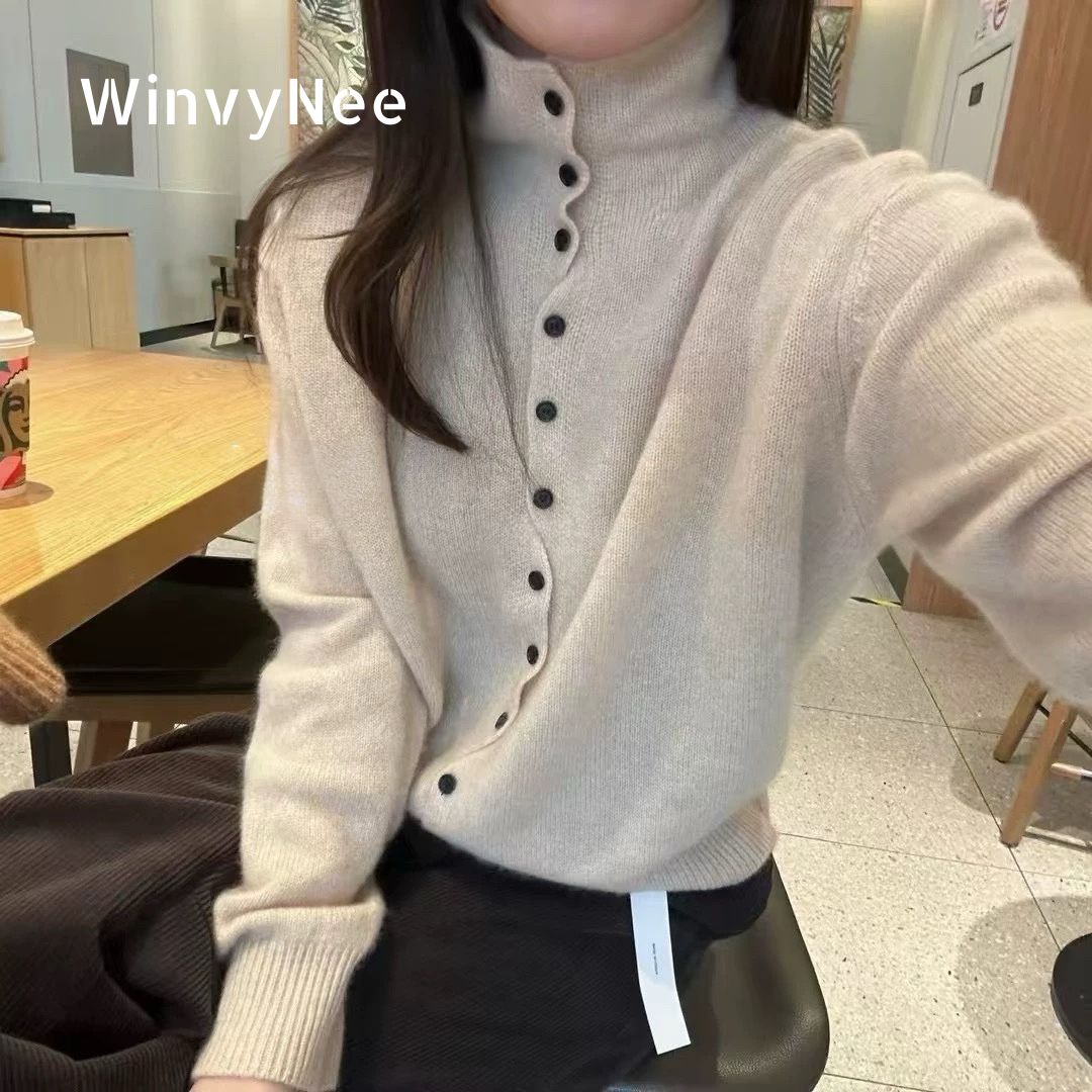 Thermal Long John - WinvyNee Pullover Wanita 100% Wol Murni