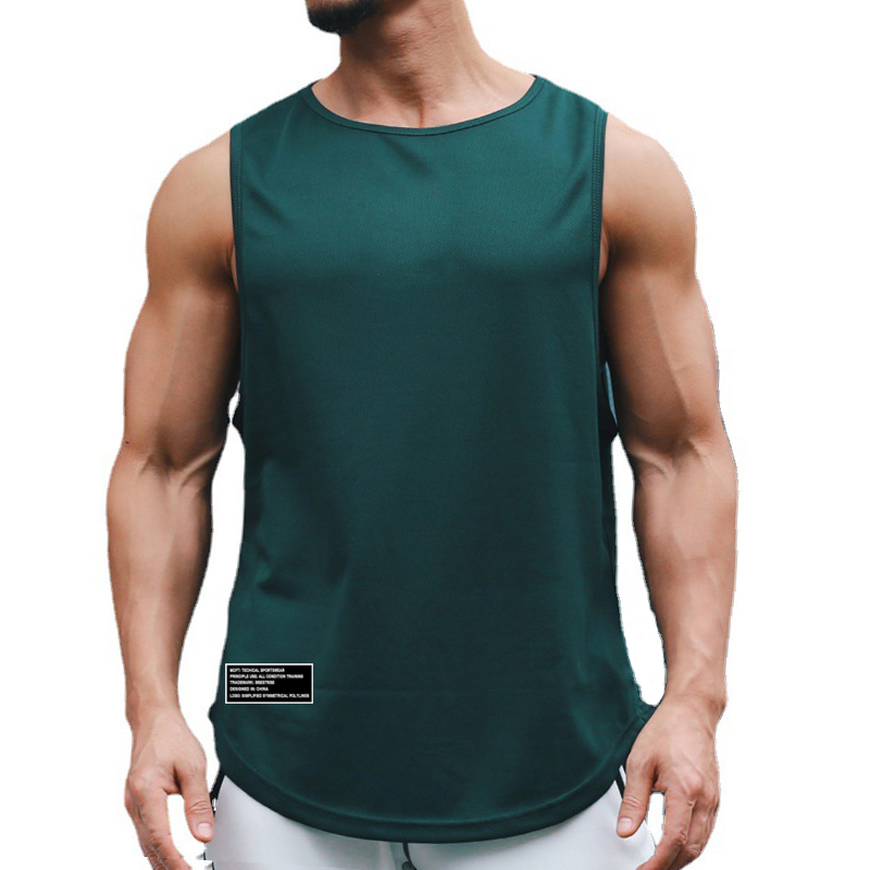 Sleeveless Undershirt - Singlet Gym Pria Tank Top Stringer