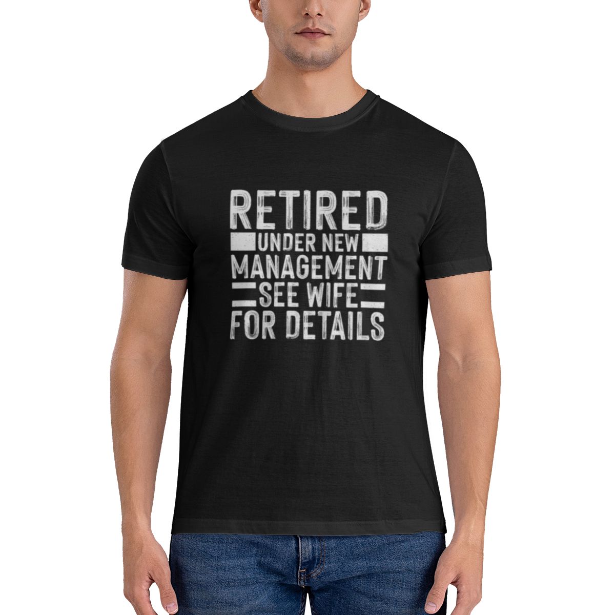 Kaos Pria Retired Under New Ma - Undershirt Crew Neck ulasan dan harga