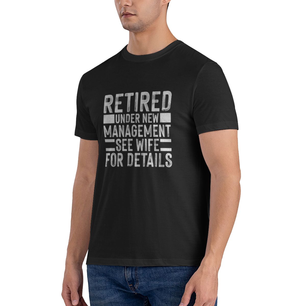 Kaos Pria Retired Under New Ma - Undershirt Crew Neck ulasan dan harga