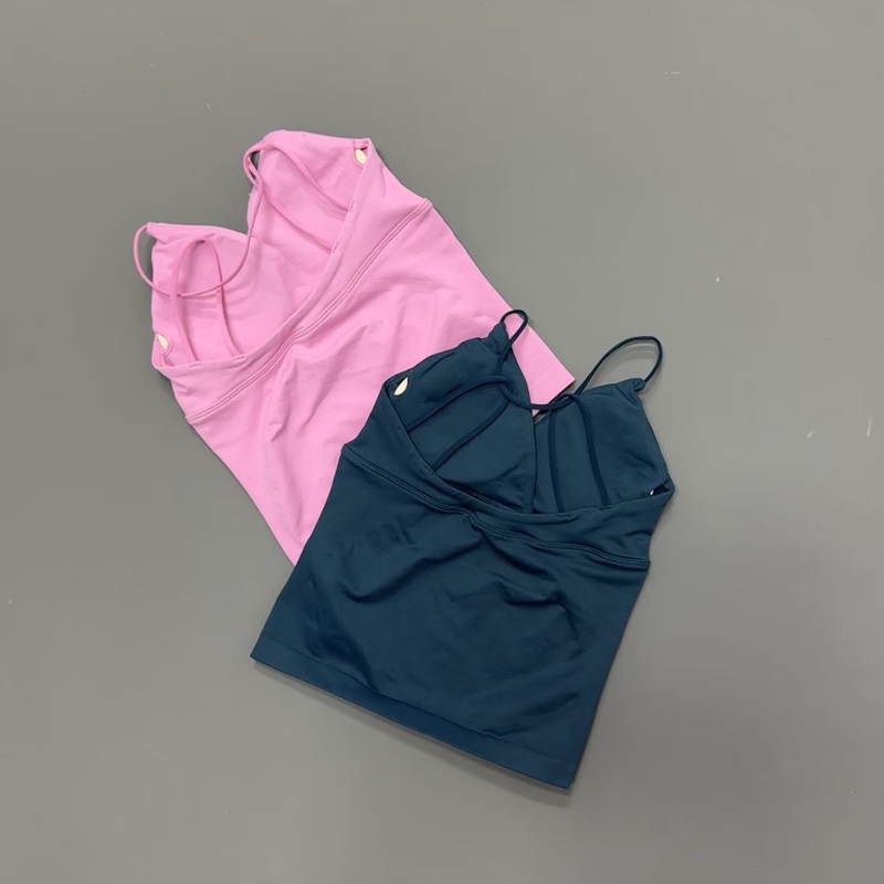 Tank Top Olahraga Wanita Pembe - Suspender Tank Top ulasan dan harga