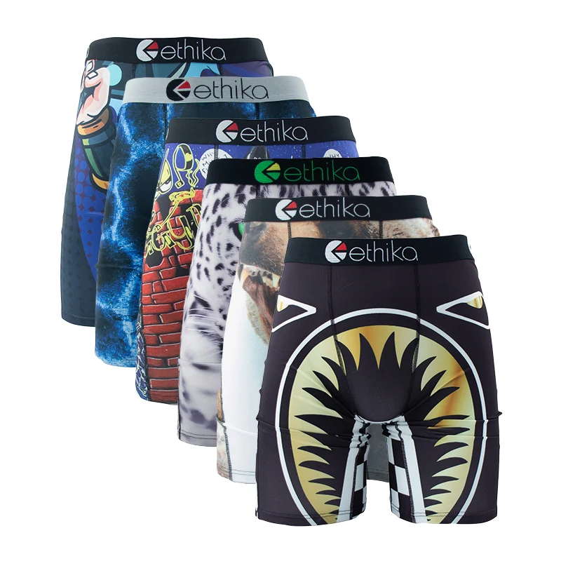 ETHIKA 6 Buah Celana Dalam Pri - Boxer Shorts Modal ulasan dan harga