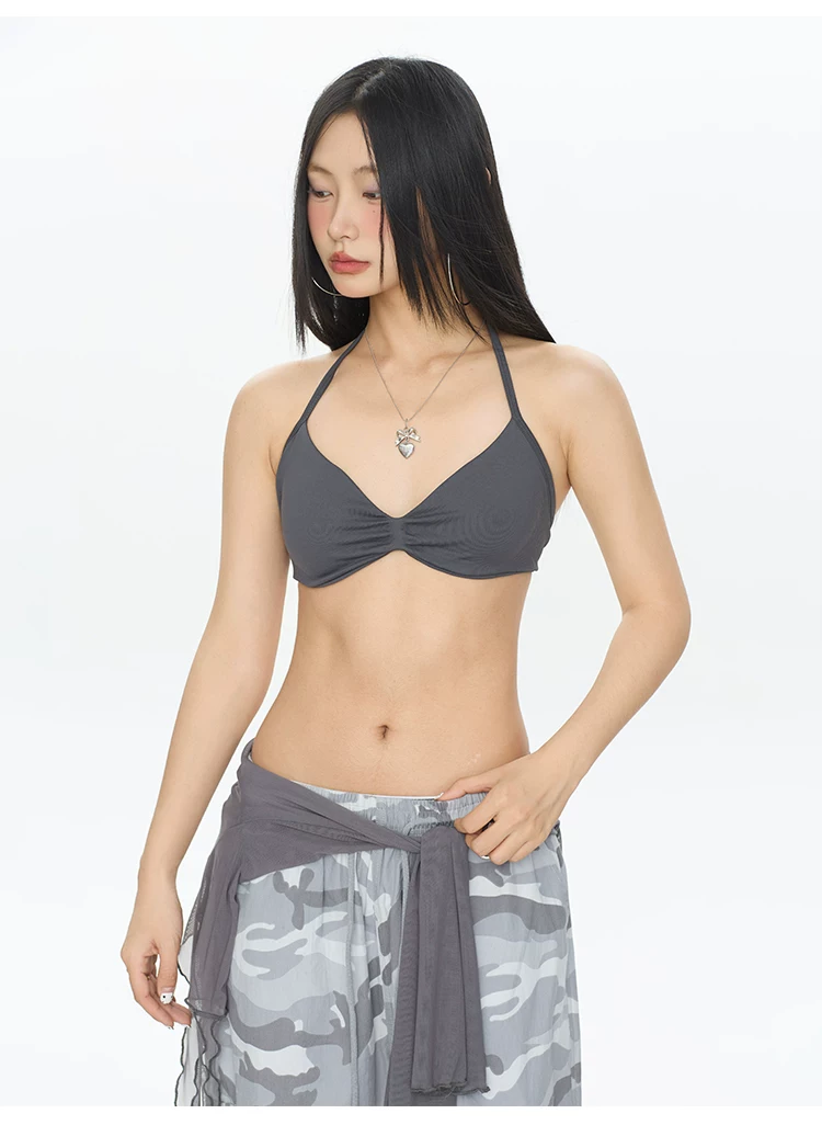 Sport Bra Seamless Gaya Bikini - Suspender Tank Top ulasan dan harga